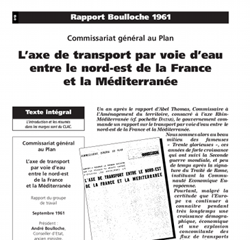 Les problèmes de l'axe Rhin-Méditerranée