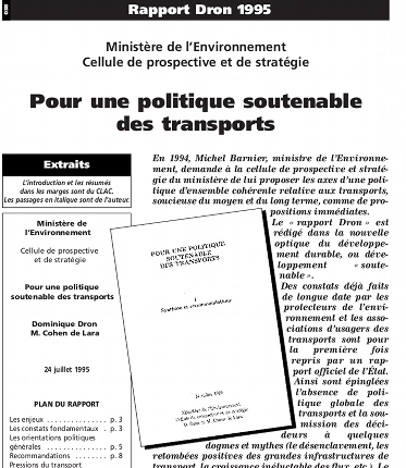 Rapport prospectif sur les transports - Dron 1995